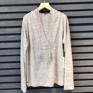 Margaret O’Leary Linen Stripe Hoodie